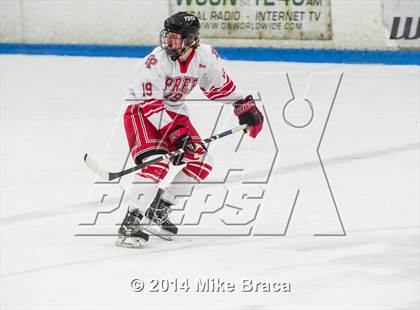 Thumbnail 2 in Fairfield Prep vs. La Salle Academy (Mount St Charles Holiday Face-Off) photogallery.