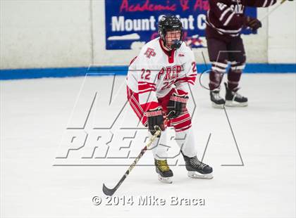 Thumbnail 1 in Fairfield Prep vs. La Salle Academy (Mount St Charles Holiday Face-Off) photogallery.