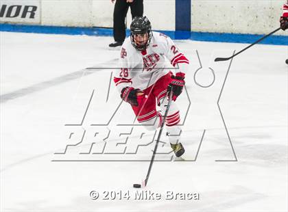 Thumbnail 3 in Fairfield Prep vs. La Salle Academy (Mount St Charles Holiday Face-Off) photogallery.
