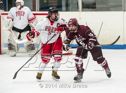 Thumbnail 1 in Fairfield Prep vs. La Salle Academy (Mount St Charles Holiday Face-Off) photogallery.