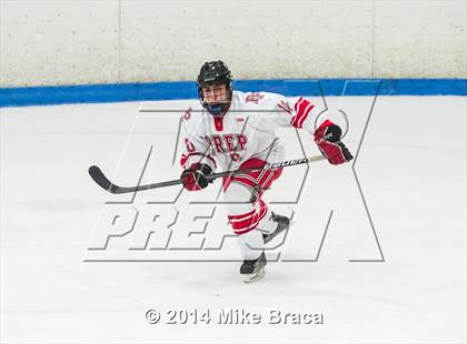 Thumbnail 2 in Fairfield Prep vs. La Salle Academy (Mount St Charles Holiday Face-Off) photogallery.