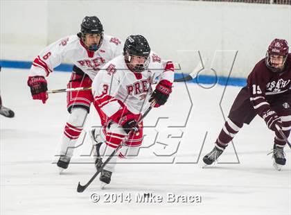 Thumbnail 3 in Fairfield Prep vs. La Salle Academy (Mount St Charles Holiday Face-Off) photogallery.