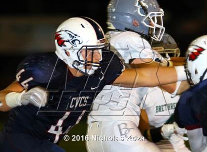 Thumbnail 1 in Brethren Christian vs. Capistrano Valley Christian photogallery.