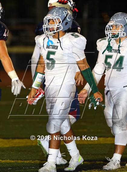 Thumbnail 2 in Brethren Christian vs. Capistrano Valley Christian photogallery.