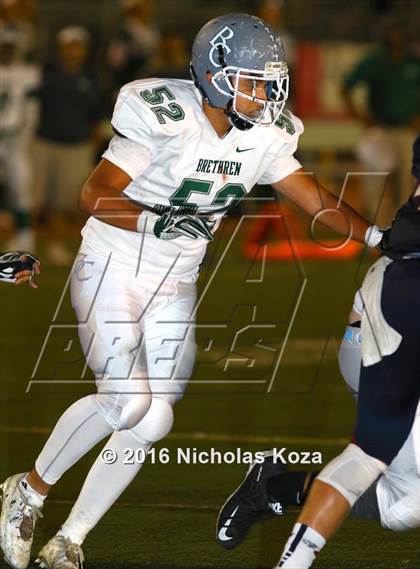 Thumbnail 1 in Brethren Christian vs. Capistrano Valley Christian photogallery.