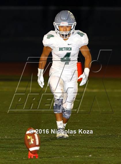 Thumbnail 1 in Brethren Christian vs. Capistrano Valley Christian photogallery.