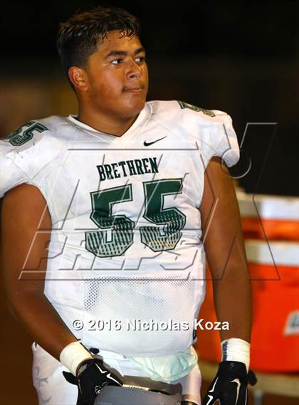 Thumbnail 2 in Brethren Christian vs. Capistrano Valley Christian photogallery.