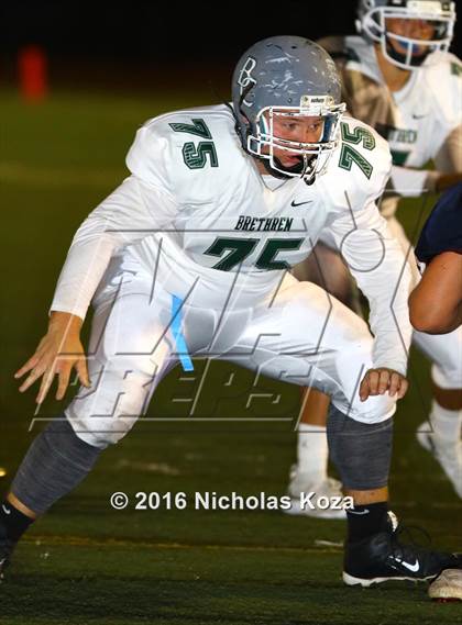 Thumbnail 2 in Brethren Christian vs. Capistrano Valley Christian photogallery.
