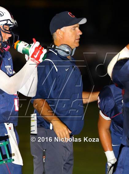 Thumbnail 3 in Brethren Christian vs. Capistrano Valley Christian photogallery.