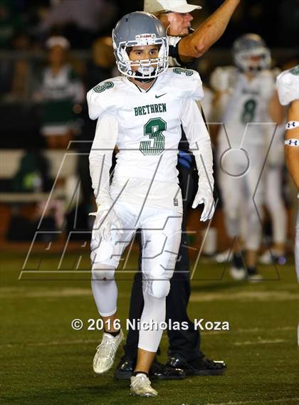 Thumbnail 1 in Brethren Christian vs. Capistrano Valley Christian photogallery.