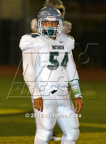Thumbnail 3 in Brethren Christian vs. Capistrano Valley Christian photogallery.