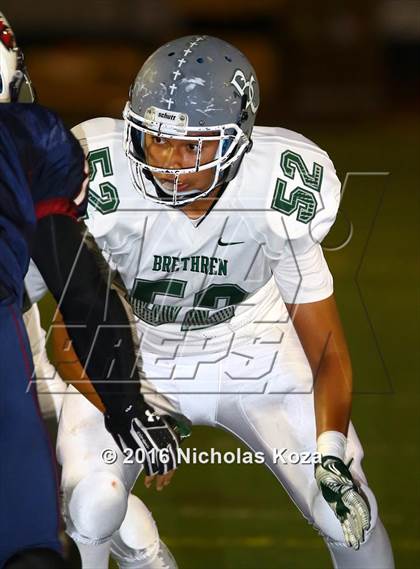 Thumbnail 3 in Brethren Christian vs. Capistrano Valley Christian photogallery.