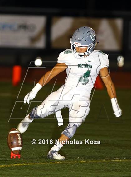 Thumbnail 2 in Brethren Christian vs. Capistrano Valley Christian photogallery.