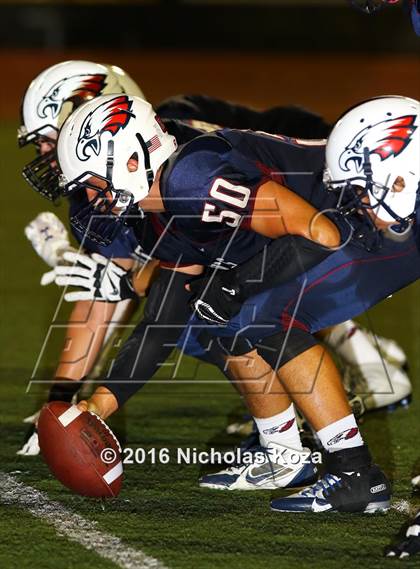 Thumbnail 3 in Brethren Christian vs. Capistrano Valley Christian photogallery.