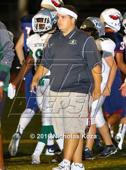 Thumbnail 1 in Brethren Christian vs. Capistrano Valley Christian photogallery.