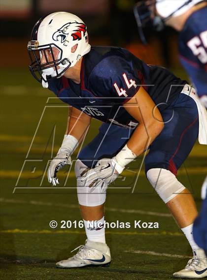 Thumbnail 3 in Brethren Christian vs. Capistrano Valley Christian photogallery.