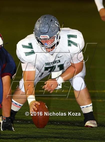 Thumbnail 3 in Brethren Christian vs. Capistrano Valley Christian photogallery.