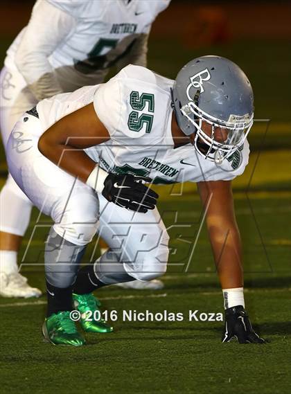 Thumbnail 1 in Brethren Christian vs. Capistrano Valley Christian photogallery.