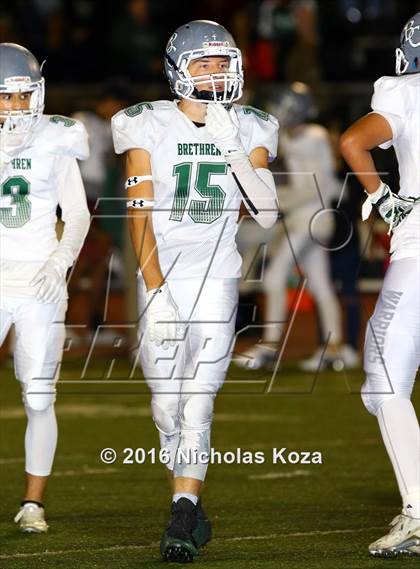 Thumbnail 3 in Brethren Christian vs. Capistrano Valley Christian photogallery.