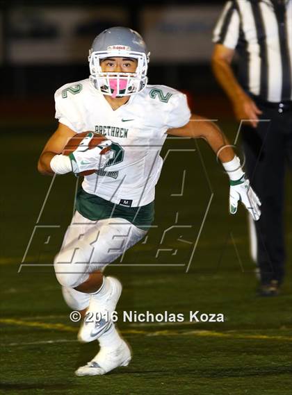 Thumbnail 3 in Brethren Christian vs. Capistrano Valley Christian photogallery.