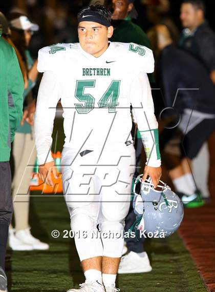 Thumbnail 2 in Brethren Christian vs. Capistrano Valley Christian photogallery.