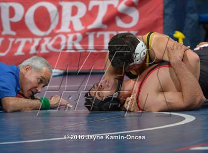 Thumbnail 2 in CIF Southern Section Masters Wrestling Championships (Day 1 - Friday) photogallery.