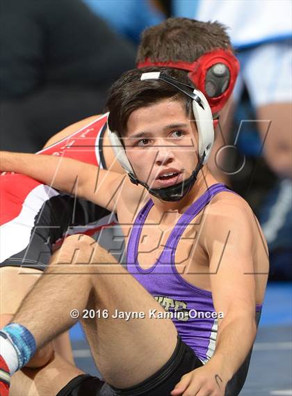 Thumbnail 3 in CIF Southern Section Masters Wrestling Championships (Day 1 - Friday) photogallery.