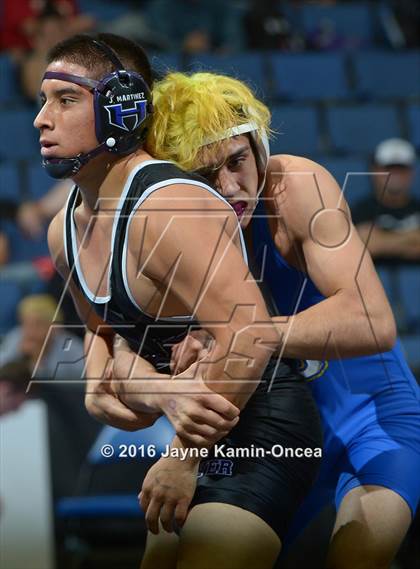 Thumbnail 2 in CIF Southern Section Masters Wrestling Championships (Day 1 - Friday) photogallery.