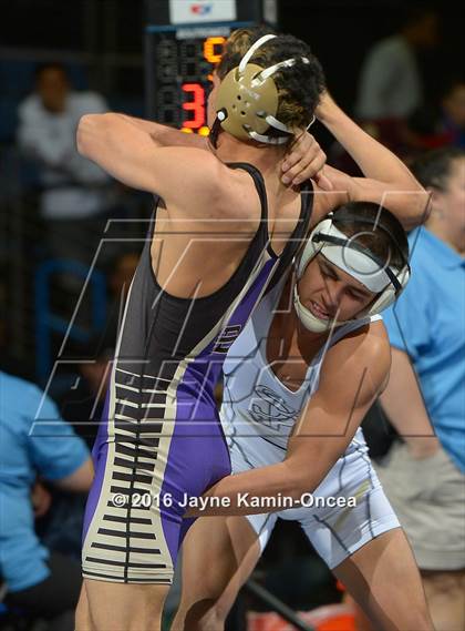 Thumbnail 3 in CIF Southern Section Masters Wrestling Championships (Day 1 - Friday) photogallery.