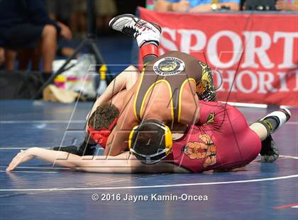 Thumbnail 2 in CIF Southern Section Masters Wrestling Championships (Day 1 - Friday) photogallery.