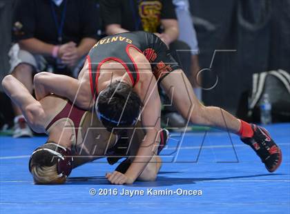 Thumbnail 2 in CIF Southern Section Masters Wrestling Championships (Day 1 - Friday) photogallery.