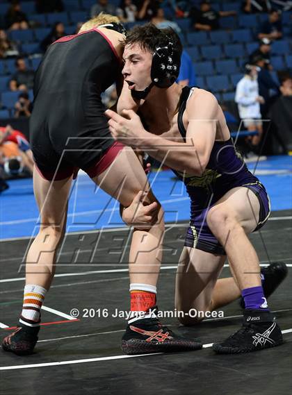 Thumbnail 2 in CIF Southern Section Masters Wrestling Championships (Day 1 - Friday) photogallery.