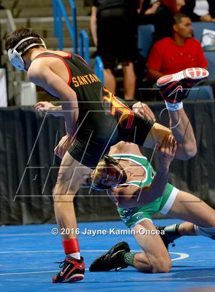 Thumbnail 1 in CIF Southern Section Masters Wrestling Championships (Day 1 - Friday) photogallery.