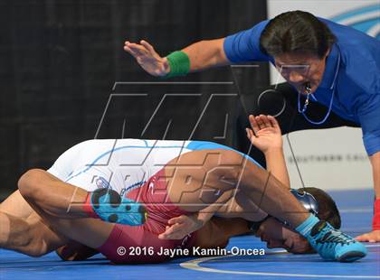 Thumbnail 1 in CIF Southern Section Masters Wrestling Championships (Day 1 - Friday) photogallery.