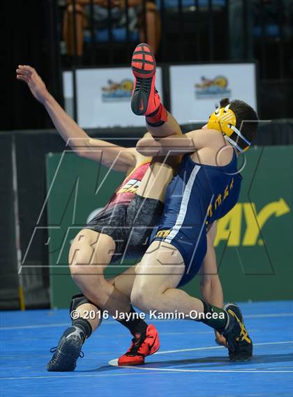 Thumbnail 2 in CIF Southern Section Masters Wrestling Championships (Day 1 - Friday) photogallery.