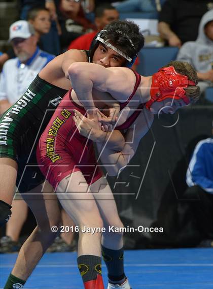 Thumbnail 2 in CIF Southern Section Masters Wrestling Championships (Day 1 - Friday) photogallery.