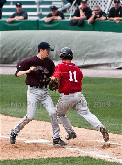 Thumbnail 2 in Prout vs Mount St. Charles (RIIL D2 Final) photogallery.