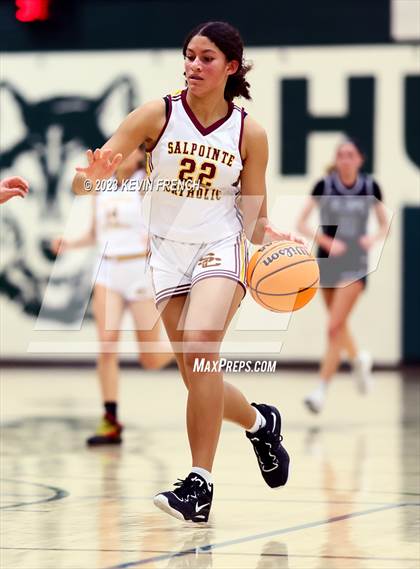 Thumbnail 1 in Sunnyslope vs Salpointe Catholic (3rd Annual Feast Mode Thanksgiving Tournament) photogallery.