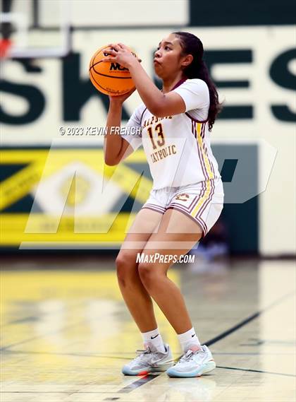 Thumbnail 3 in Sunnyslope vs Salpointe Catholic (3rd Annual Feast Mode Thanksgiving Tournament) photogallery.