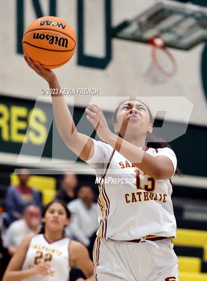 Thumbnail 1 in Sunnyslope vs Salpointe Catholic (3rd Annual Feast Mode Thanksgiving Tournament) photogallery.