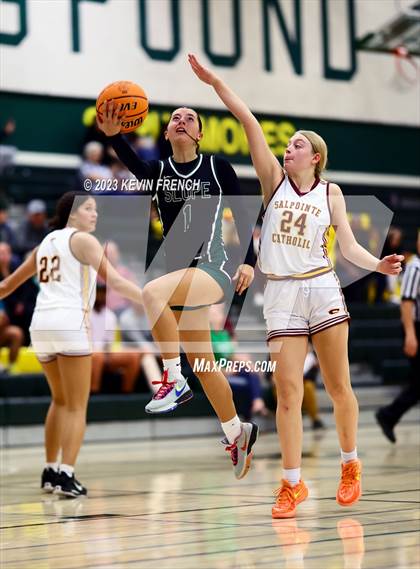 Thumbnail 2 in Sunnyslope vs Salpointe Catholic (3rd Annual Feast Mode Thanksgiving Tournament) photogallery.