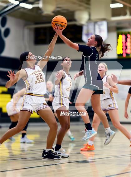 Thumbnail 3 in Sunnyslope vs Salpointe Catholic (3rd Annual Feast Mode Thanksgiving Tournament) photogallery.