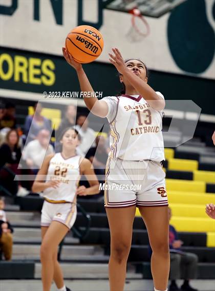 Thumbnail 3 in Sunnyslope vs Salpointe Catholic (3rd Annual Feast Mode Thanksgiving Tournament) photogallery.