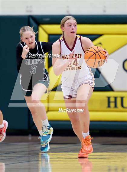 Thumbnail 2 in Sunnyslope vs Salpointe Catholic (3rd Annual Feast Mode Thanksgiving Tournament) photogallery.