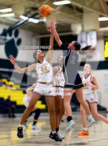 Thumbnail 1 in Sunnyslope vs Salpointe Catholic (3rd Annual Feast Mode Thanksgiving Tournament) photogallery.