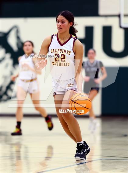 Thumbnail 3 in Sunnyslope vs Salpointe Catholic (3rd Annual Feast Mode Thanksgiving Tournament) photogallery.