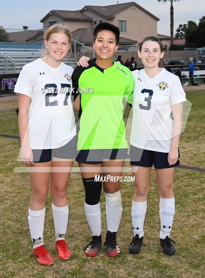 Thumbnail 3 in Glendale Prep Academy @ Northwest Christian (Senior Night) photogallery.