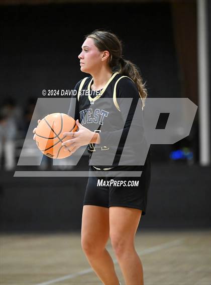 Thumbnail 1 in West vs. Woodland Christian (Sac Adventist Holiday Invitational) photogallery.