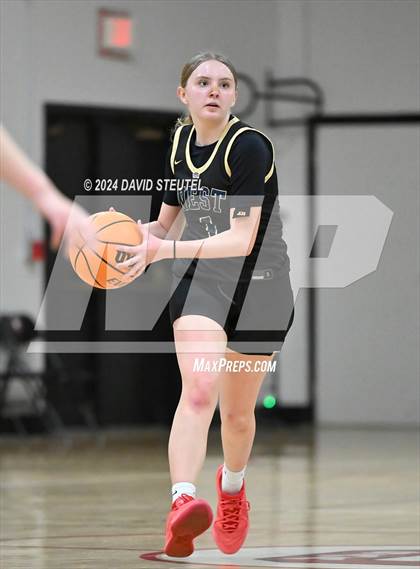 Thumbnail 1 in West vs. Woodland Christian (Sac Adventist Holiday Invitational) photogallery.