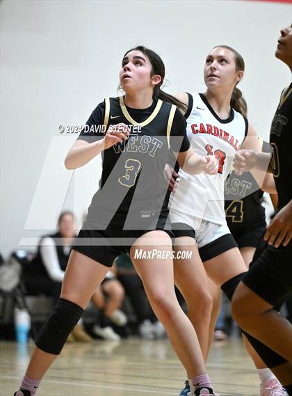 Thumbnail 3 in West vs. Woodland Christian (Sac Adventist Holiday Invitational) photogallery.